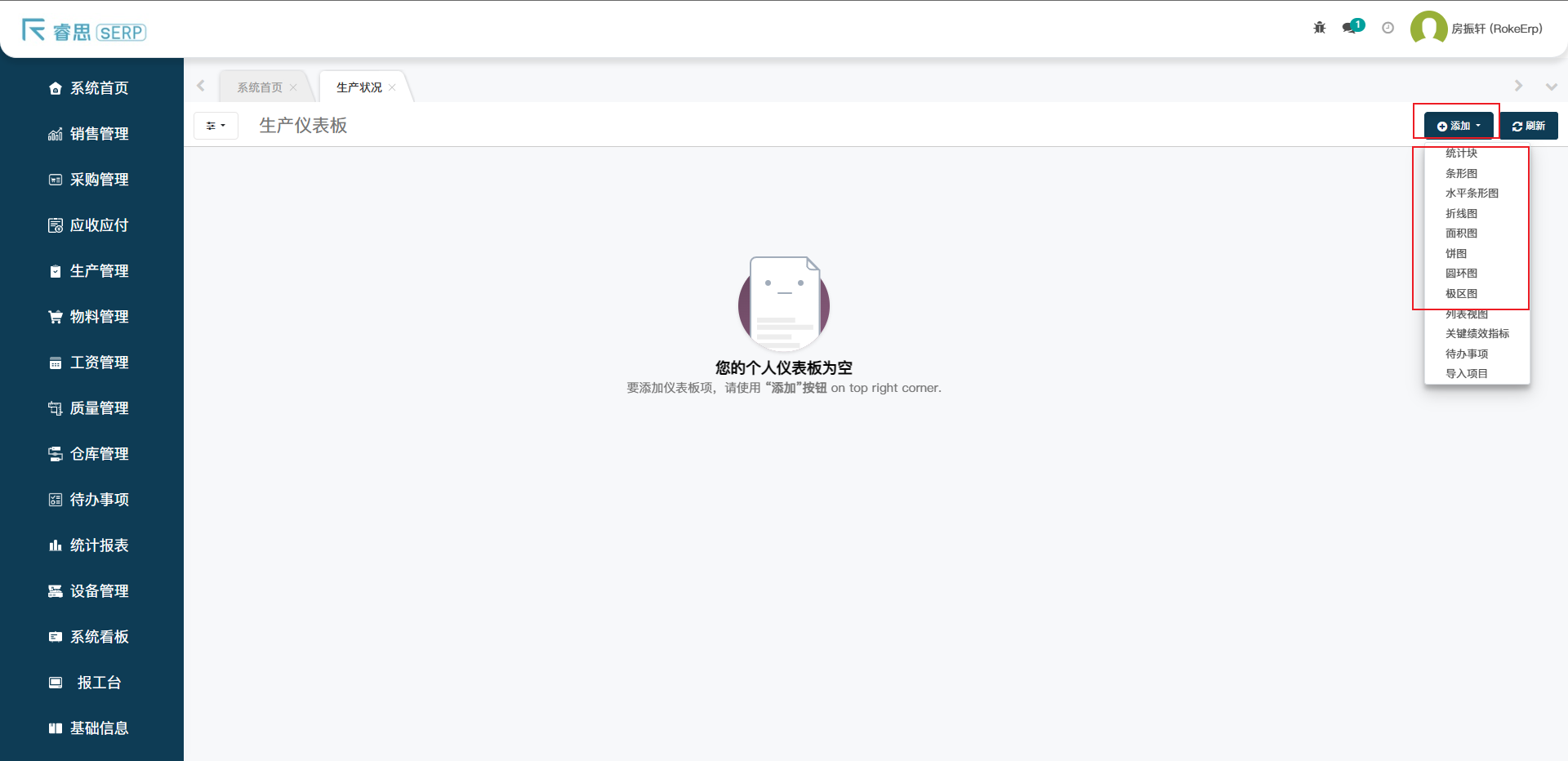 仪表盘样式列表